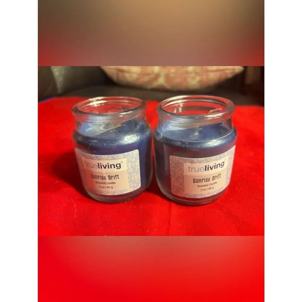 New Sunrise Drift Scented Candle - Blue Set of 2